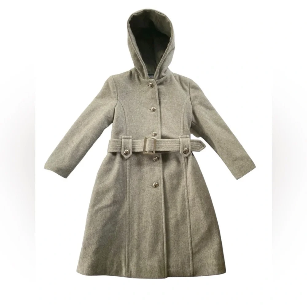 Rothschild Gray Hooded Cape with Belt
